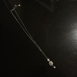 Authentic Chanel pearl drop necklace